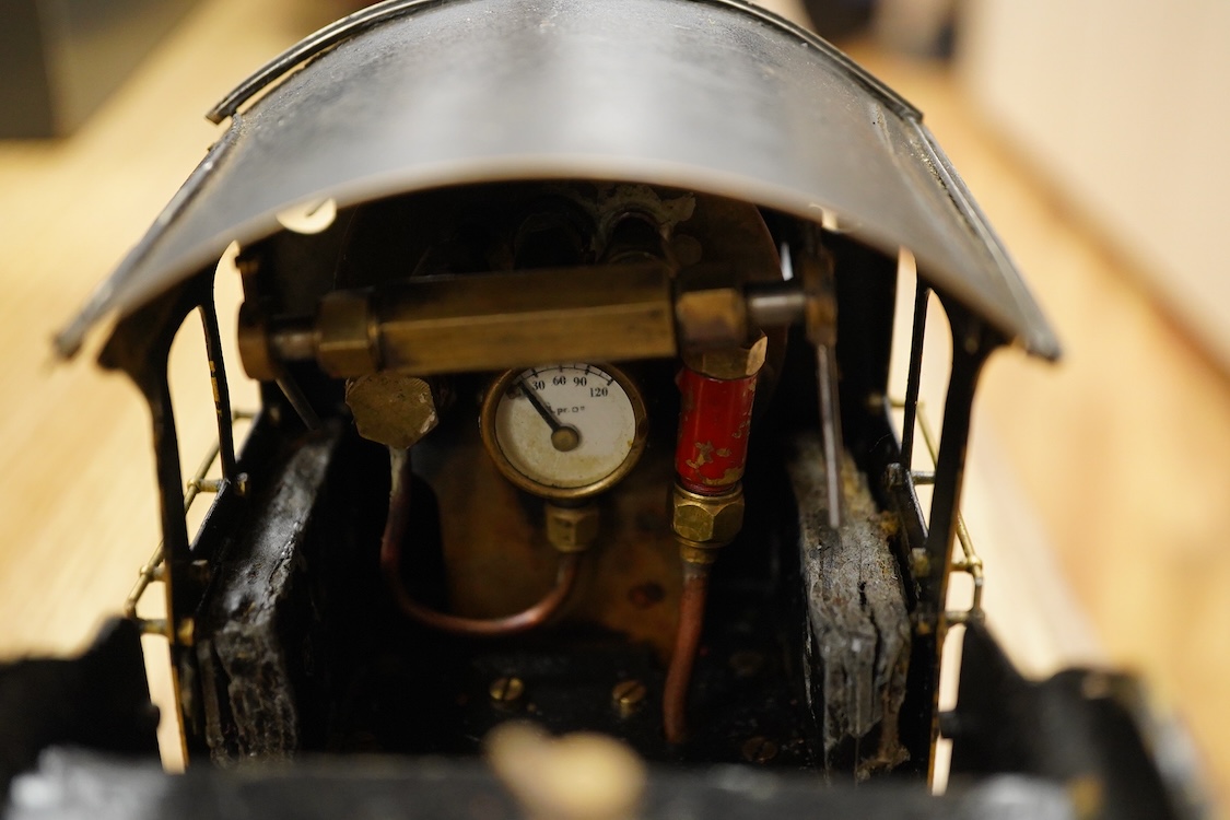 A Gauge One live steam North Eastern Railway 4-4-2 Atlantic tender locomotive, No.731, four cylinder compound, the original locomotive designed by W.M. Smith, Wilson Worsdell’s Chief Draftsman in 1906, with Walschaerts v
